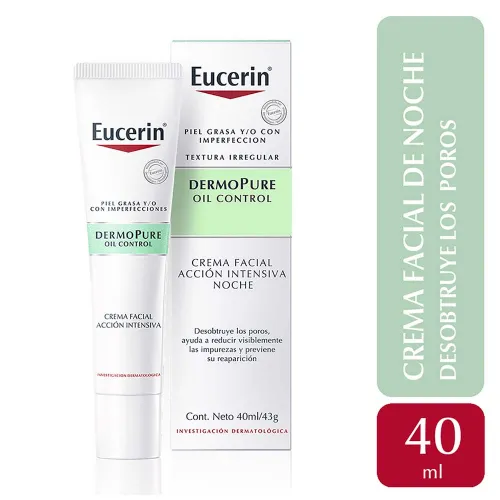 Eucerin Dermopure Oil Control Crema Facial Intensiva Noche