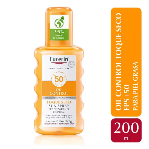 Eucerin Sun Fps50 Spray Transparente