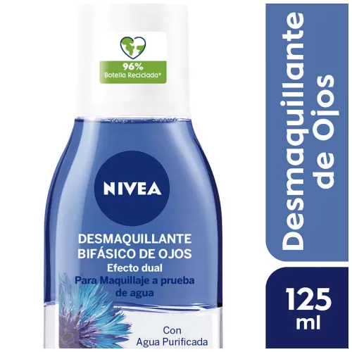 Nivea Desmaquillante Bifásico De Ojos Efecto Dual