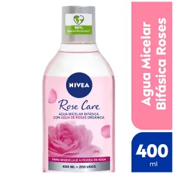 Nivea Rose Care Agua Micelar Bifásica