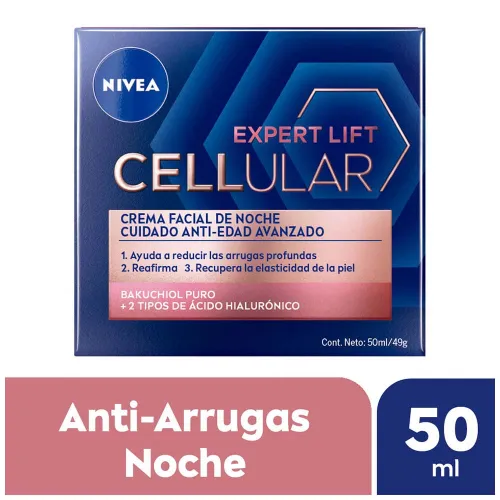 Nivea Cellular Lift Expert Crema Facial Antiedad Noche