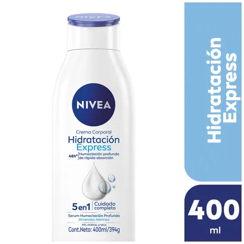 Nivea Hidratación Express Crema Corporal Piel Normal A Seca