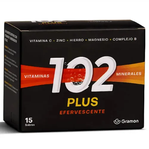 102 Plus Vitaminas Y Minerales Efervescente