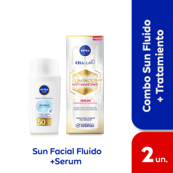 Nivea Combo Sun Fluido + Tratamiento