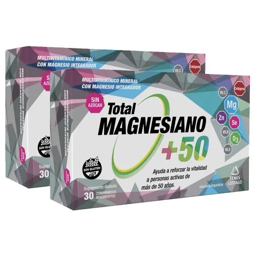 Pack 2 Total Magnesiano +50 X 30 Comprimidos