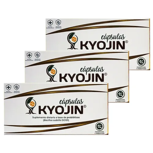 Pack 3 Kyojin Probiótico X 30 Cápsulas