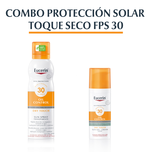 Eucerin Combo Proteción Solar Toque Seco Fps 30