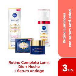 Nivea Rutina Luminous Con Serum Anti-edad