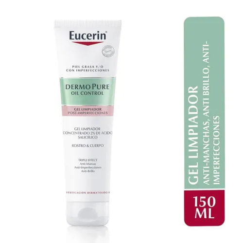 Eucerin Dermopure Gel Limpiador Concentrado Triple Effect