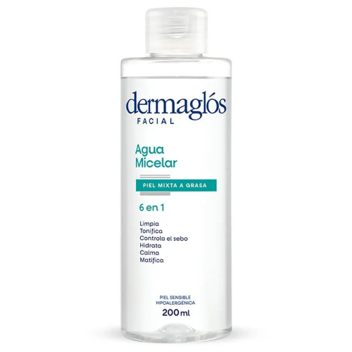 Dermaglós Facial Agua Micelar Piel Mixta Y Grasa