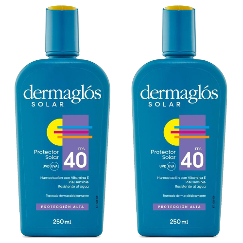 Pack 2 Dermaglós Protector Solar Fps40 Emulsión