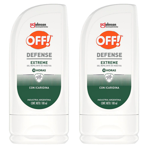 Pack 2 Off! Defense Extreme Gel Repelente