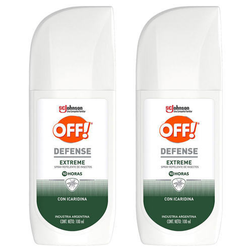 Pack 2 Off! Defense Extreme Spray Repelente