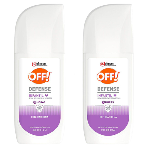 Pack 2 Off! Defense Infantil Spray Repelente