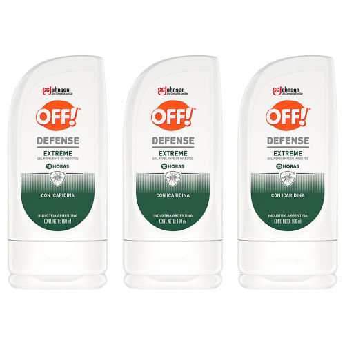 Pack 3 Off! Defense Extreme Gel Repelente