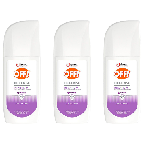 Pack 3 Off! Defense Infantil Spray Repelente