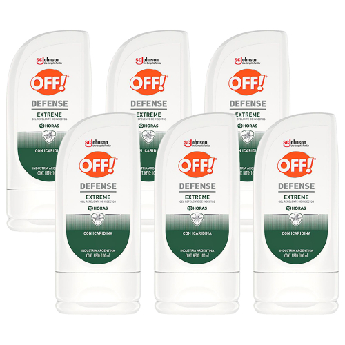 Pack 6 Off! Defense Extreme Gel Repelente