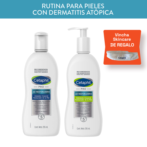 Cetaphil Rutina Pro Ad Restoraderm Piel Atópica