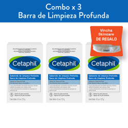 Pack 3 Cetaphil Barra De Limpieza Profunda