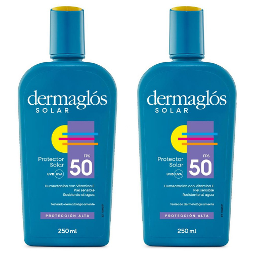 Pack 2 Dermaglós Protector Solar Fps50 Emulsión