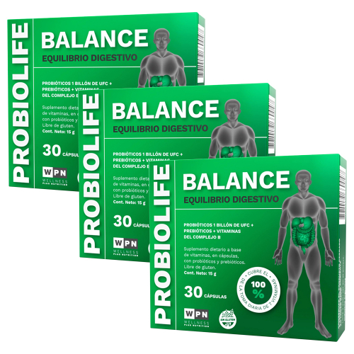 Pack 3 Wpn Probiolife Balance X 30 Cápsulas