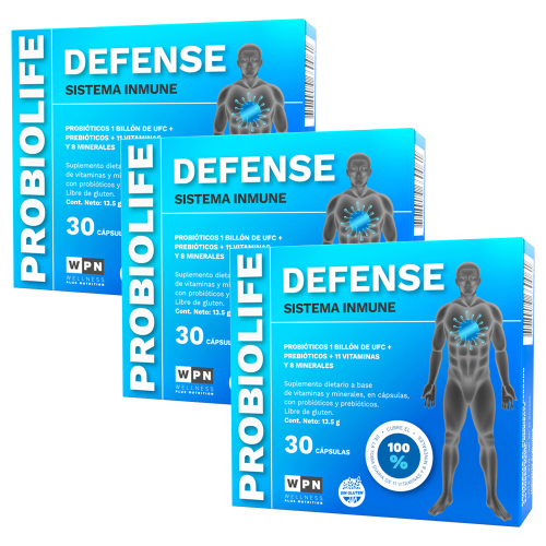 Pack 3 Wpn Probiolife Defense X 30 Cápsulas