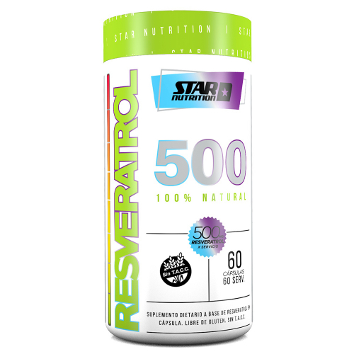 Star Nutrition Resveratrol 500 Antioxidante