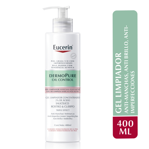 Eucerin Dermopure Gel Limpiador Concentrado Triple Effect