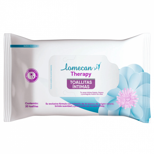 Lomecan Therapy Toallitas íntimas Húmedas X 20 Unidades