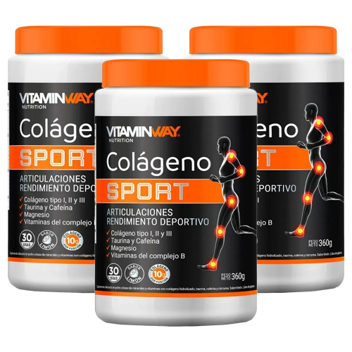 Pack 3 Vitamin Way Colageno Sport Polvo