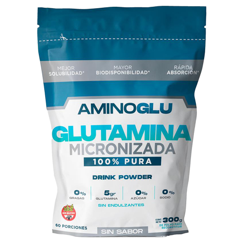 Aminoglu Glutamina Micronizada Polvo