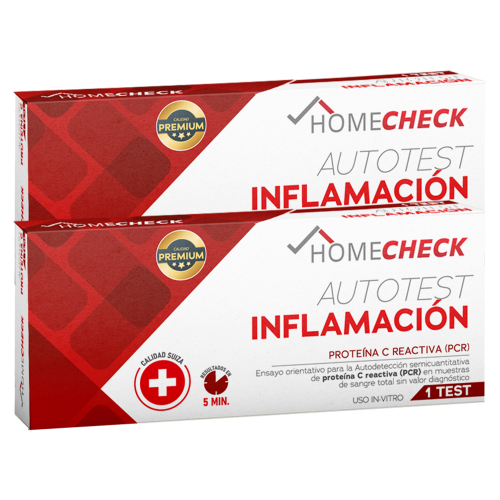 Pack 2 Homecheck Autotest Inflamación