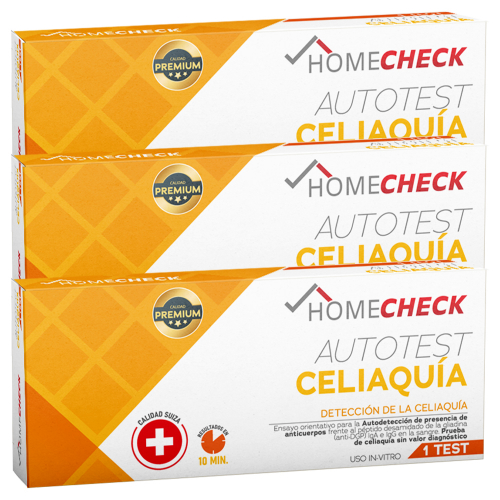 Pack 3 Homecheck Autotest Celiaquía