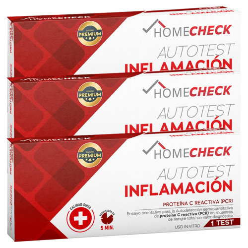 Pack 3 Homecheck Autotest Inflamación