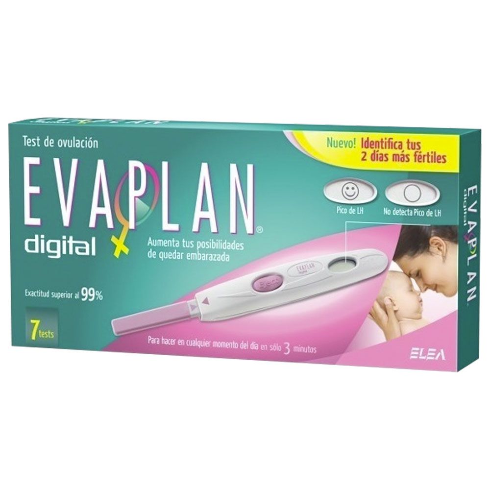 Evaplan Digital Test De Ovulación - Farmacia Leloir - Tu farmacia online  las 24hs