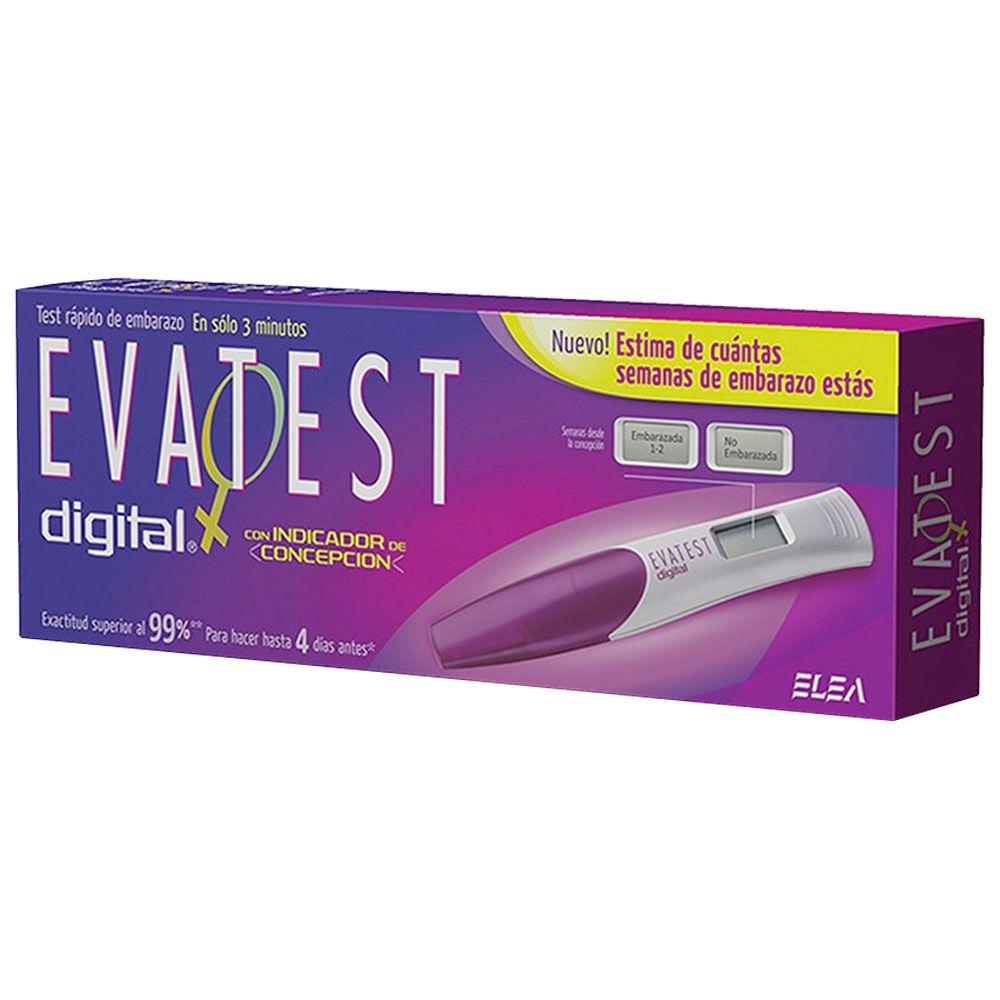 Evatest Digital Test De Embarazo - Farmacia Leloir - Tu farmacia