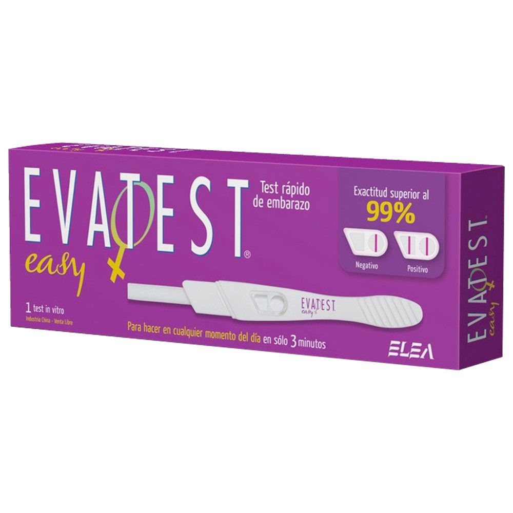 Evatest Easy Test De Embarazo - Farmacia Leloir - Tu farmacia online las  24hs
