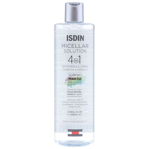 Isdin Micellar Solution 4 En 1 Limpieza Facial X 400ml