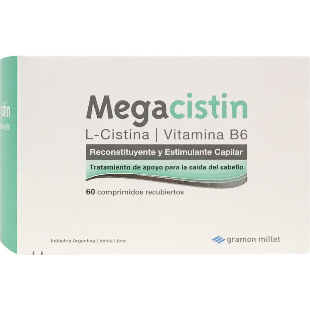 minusválido desinfectar engañar Megacistin comprimidos anticaída x 60 - Farmacia Leloir - Tu farmacia  online las 24hs
