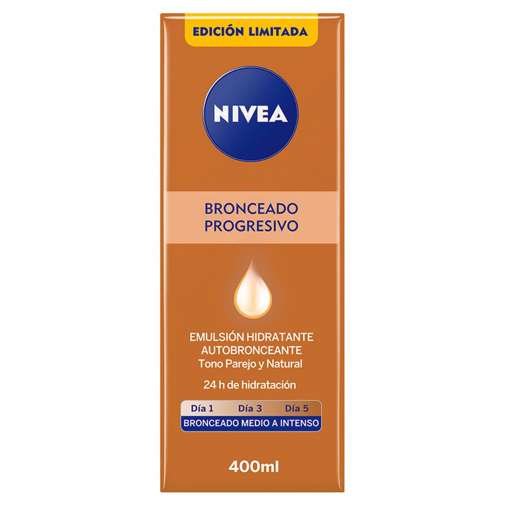 Nivea emulsión hidratante corporal bronceado progresivo x