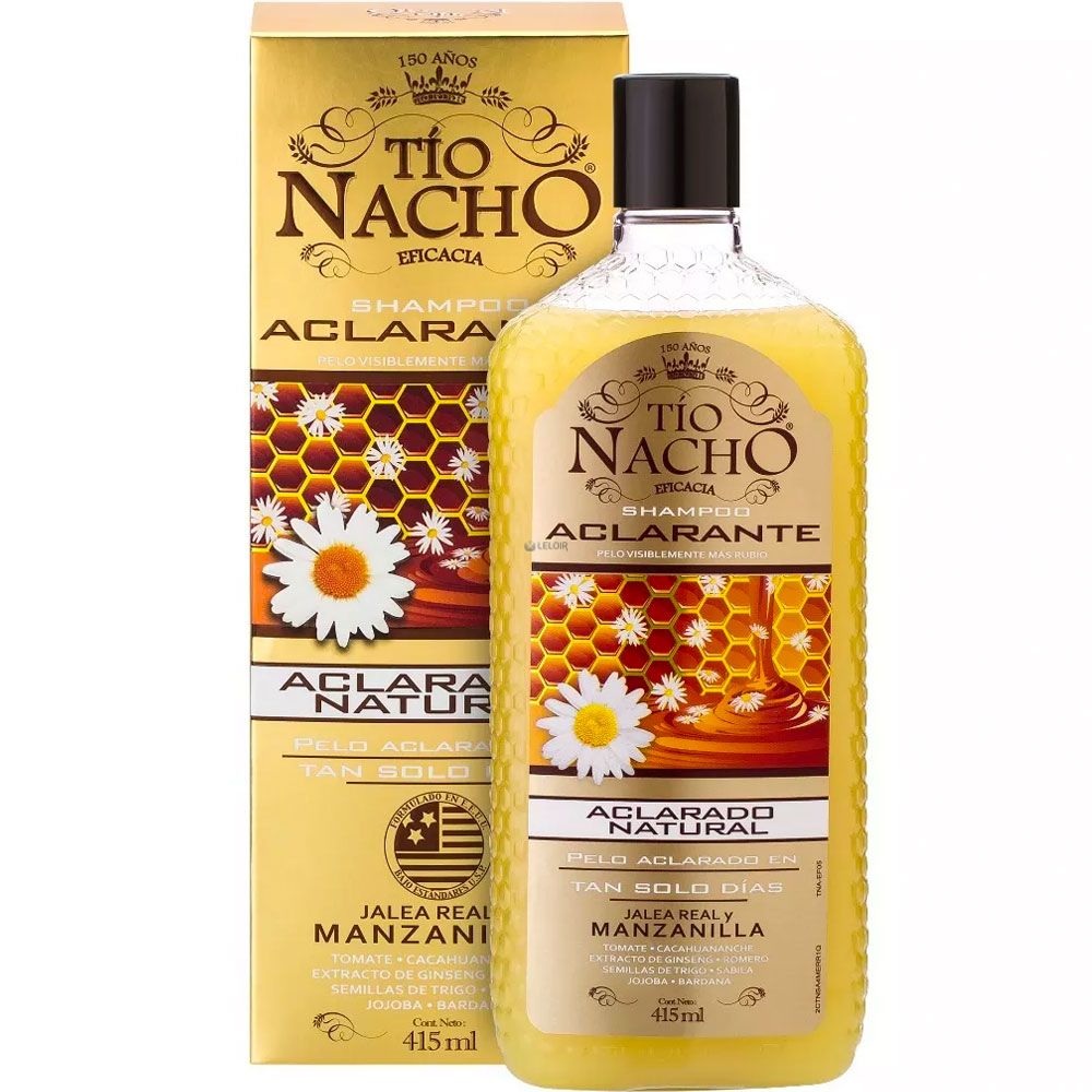 Tí­o nacho aclarante shampoo x 415ml Farmacia Leloir