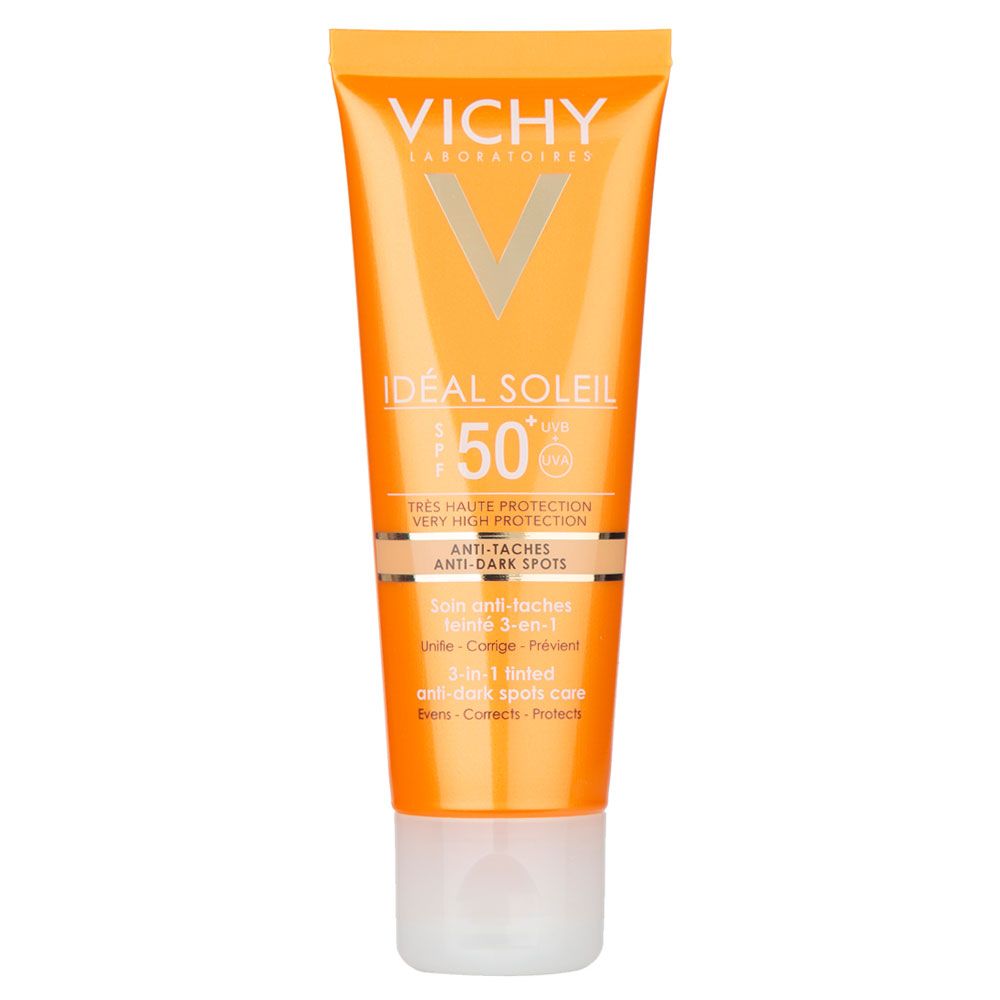 Vichy idéal soleil fps50+ cuidado antimanchas 3 en 1 x 50ml - Farmacia