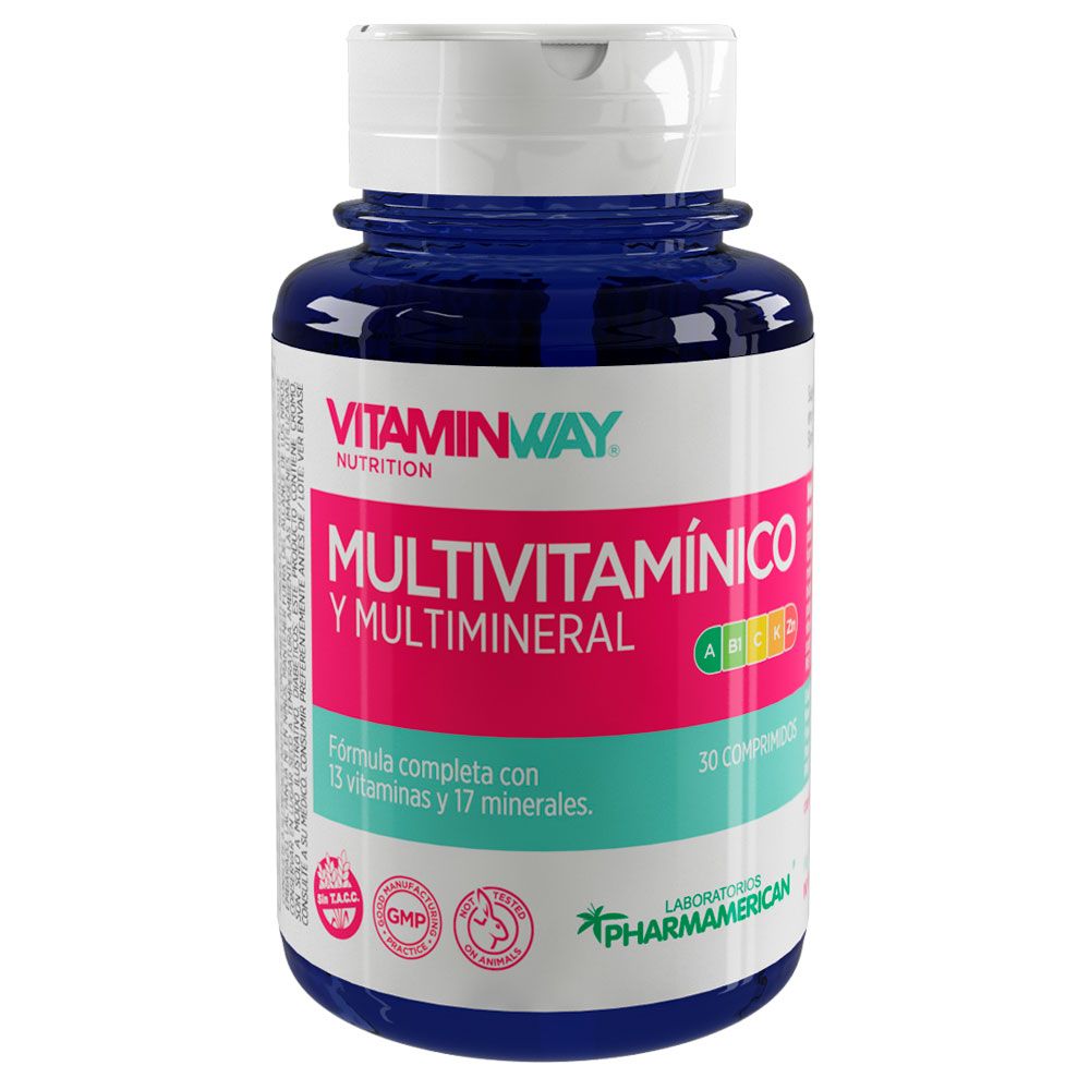 Vitamin Way Multivitamí­nico Y Multimineral X 30 Comprimidos - Farmacia ...